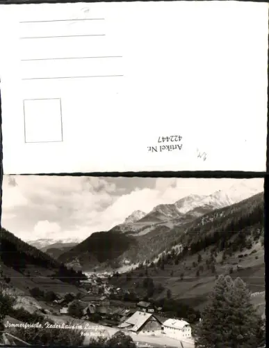 422447,Zederhaus im Lungau Totale Bergkulisse