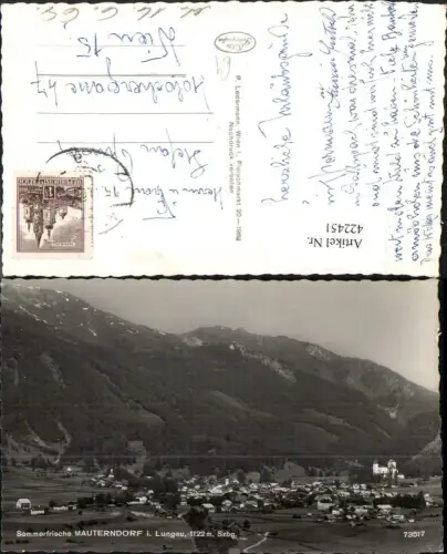 422451,Mauterndorf im Lungau Totale Bergkulisse