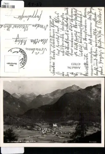 437853,Mauterndorf im Lungau Totale Bergkulisse