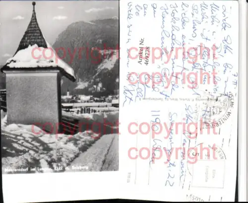 469778,Mauterndorf im Lungau Kapelle Winterbild