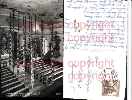 469779,Zederhaus im Lungau Kirche Innenansicht Prangstangen