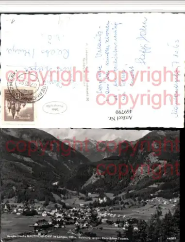 469790,Mauterndorf im Lungau Totale geg. Radstädter Tauern Bergkulisse