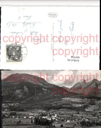 469794,Mariapfarr Totale geg. Granitzl Bergkulisse