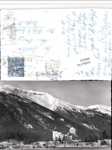 490252,Mauterndorf im Lungau Schloss Bergkulisse Winterbild