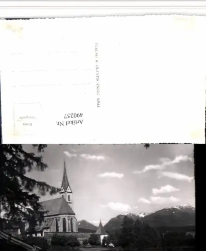 490257,St. Leonhard b. Tamsweg Kirche Bergkulisse