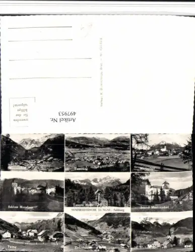 497953,Tamsweg Mauterndorf Zederhaus St. Michael Totale Mehrbildkarte