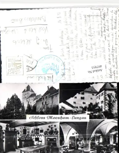 497955,Schloss Moosham b. Unternberg Mehrbildkarte