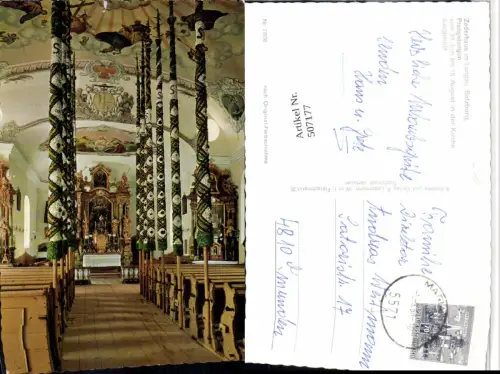 507177,Zederhaus Kirche Innenansicht Prangstangen