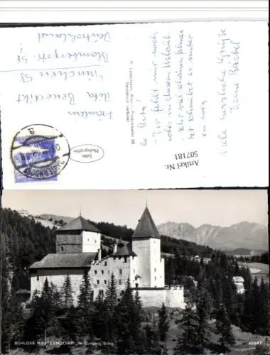 507181,Schloss Mauterndorf im Lungau Bergkulisse