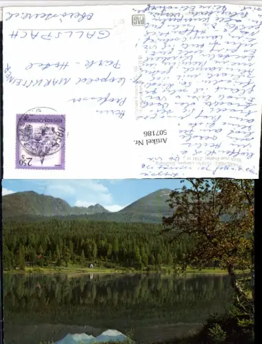507186,Prebersee See b. Tamsweg geg. Preber Bergkulisse