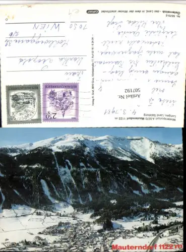 507192,Mauterndorf im Lungau Totale Bergkulisse Winterbild