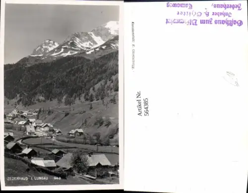 564385,Foto Ak Zederhaus im Lungau Totale