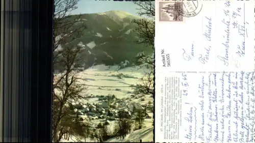 565355,Sankt Michael im Lungau Totale Winteransicht