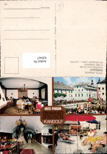 635427,Mehrbild Ak Tamsweg Hotel Pension Kandolf