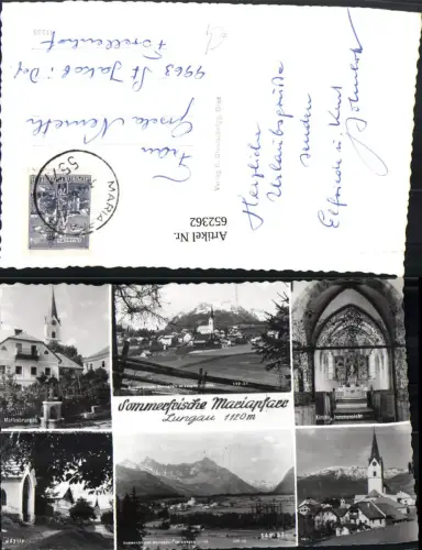 652362,Mehrbild Ak Mariapfarr Lungau Kirche Marienbrunnen