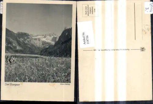 118756,Foto Ak Der Bergsee pub Korn Verlag