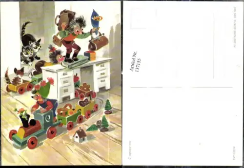 137155,Igel Kinder spielen Spielzeug Katzen Zug