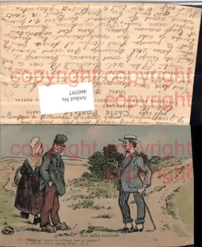 460597,Künstler AK Mann Anzug Hut Zigarre Holländer Humor