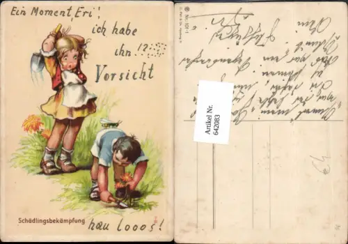 642083,Scherz Humor Gärtnerei Kinder Schädlingsbekämpfung