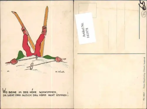 161978,Karikatur K. Frein Humor Sport Wintersport