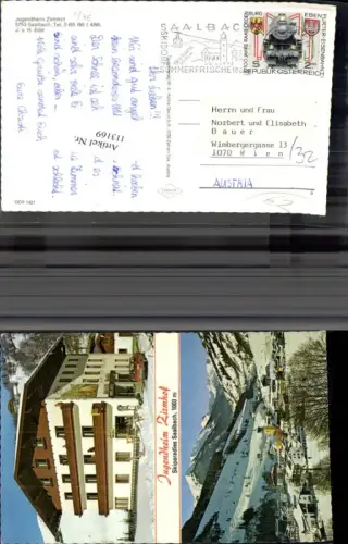 113169,Jugendheim Zirmhof Skiparadies Saalbach Oldtimer Auto