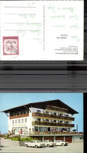 113314,Berghof Dachsteinblick Eugendorf bei Salzburg Oldtimer Auto