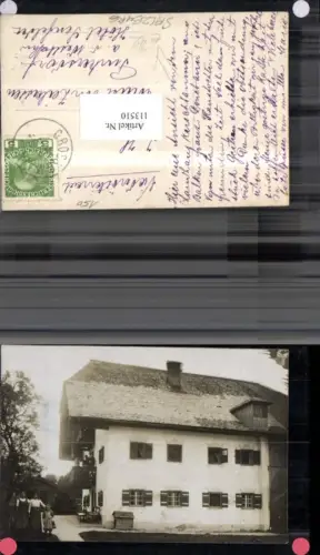 113510,Grossgmain bei Salzburg Landhaus Kerschbaumer Fotokarte um 1910