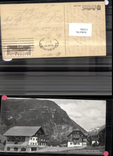 113546,Landhaus und Hotel Grüner Baum Badgastein gegen Tischlerkargletscher