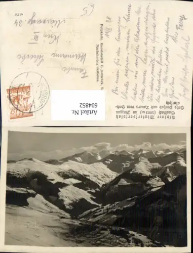 604852,Saalbach-Hinterglemm Saalbach i. Pinzgau v. Hochalmspitz