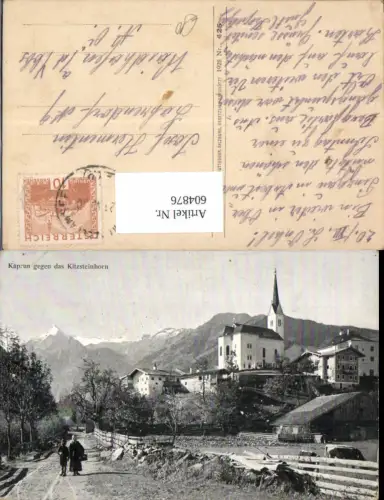 604876,Kaprun geg. d. Kitzsteinhorn