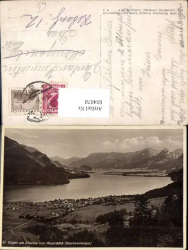 604878,St Gilgen a. Abersee Wolfgangsee v. Mozartblick Salzkammergut