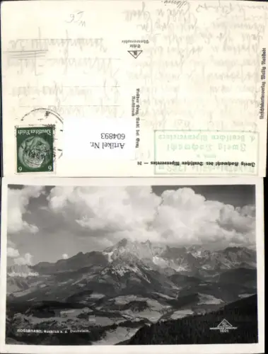 604893,Foto Ak Radstadt Rossbrand Ausblick a. d. Dachstein
