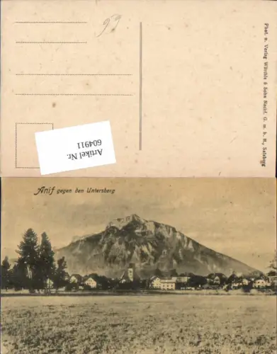 604911,Anif geg. d. Untersberg