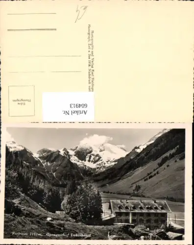 604913,Foto Ak Ferleiten Alpengasthof Lukashansl