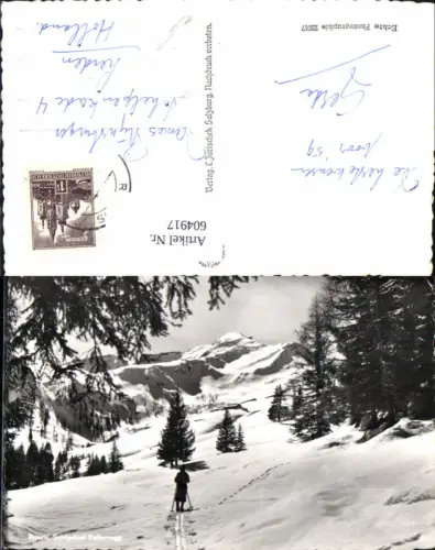 604917,Foto Ak Rauris Schigebiet Rettenegg Wintersport