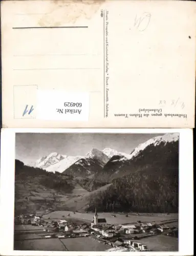 604929,Hollersbach geg. d. Hohen Tauern Achselalpe