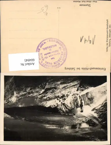 604945,Foto Ak Werfen Sturmsee Eisriesenwelthöhle b. Salzburg