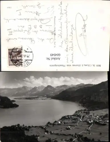 604949,Foto Ak St Gilgen Wolfgangsee Abersee v. Plombergstein pub Erich Bährendt