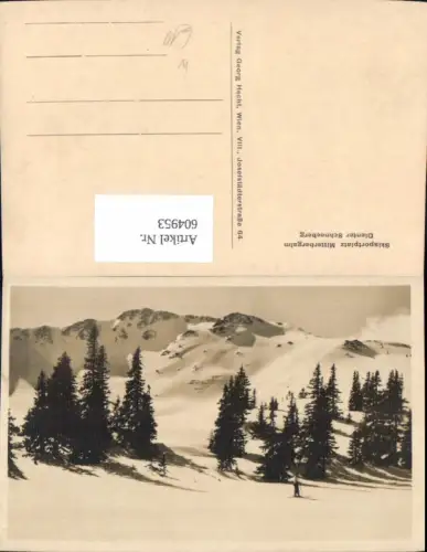 604953,Mühlbach am Hochkönig Mitterbergalm Dienter Schneeberg Winteransicht