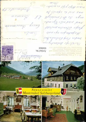 604969,Mehrbild Ak Neusess-Mauterndorf Mauterndorf Neusesswirt