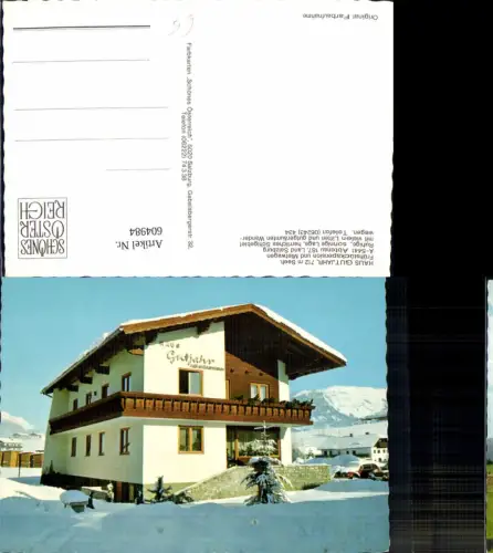 604984,Abtenau Haus Gutjahr Winteransicht