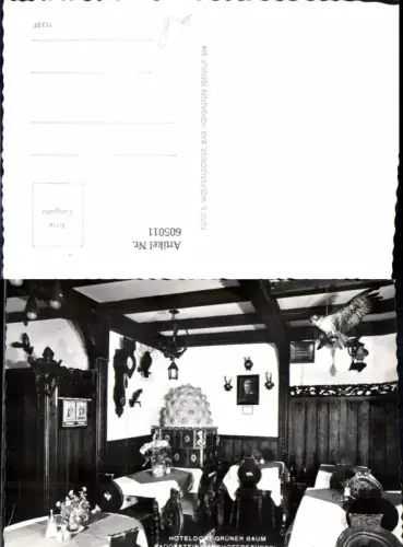 605011,Foto Ak Hoteldorf Grüner Baum Bad Gastein Ganghoferstüberl Kamin Innenansicht