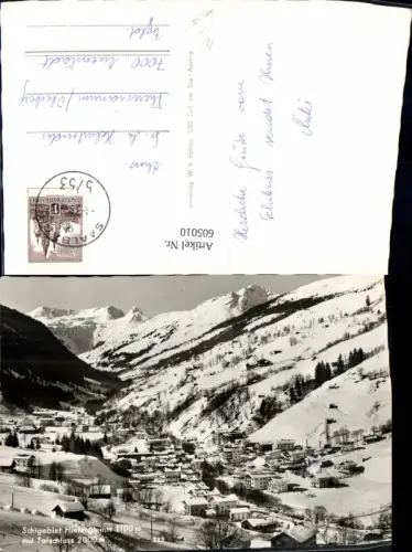 605010,Saalbach-Hinterglemm Hinterglemm m. Talschluss Winteransicht