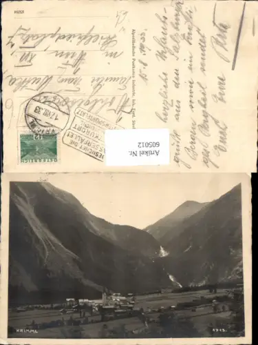 605012,Foto Ak Krimml Ansicht