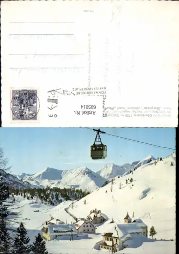 605014,Obertauern Haus Bergheim u. Hotel Wisenegg Winteransicht Gondel Seilbahn