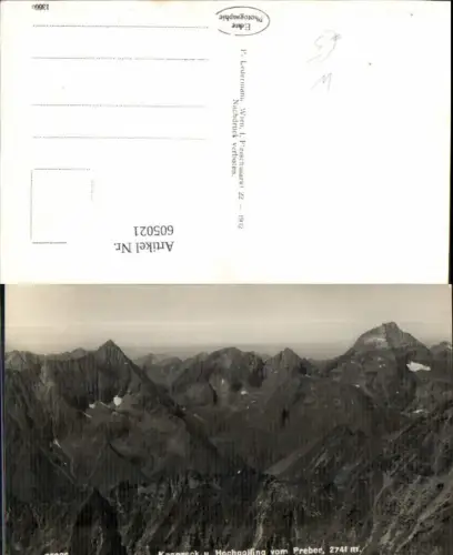 605021,Foto Ak Kasereck u. Hochgolling v. Preber Göriach