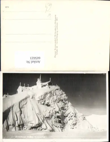 605023,Foto Ak Rauris Zittelhaus Sonnblick Winteransicht