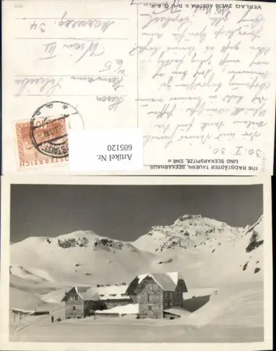 605120,Obertauern Radstädter Tauern Seekarhaus m. Seekarspitze im Winter