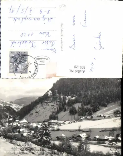 605128,Foto Ak Ramingstein i. Lungau Winteransicht