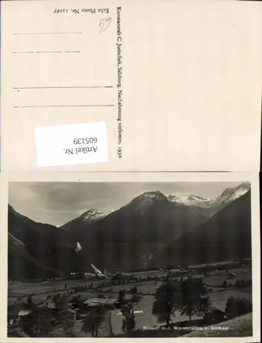 605139,Foto Ak Krimml m. d. Wasserfällen u. Seekar